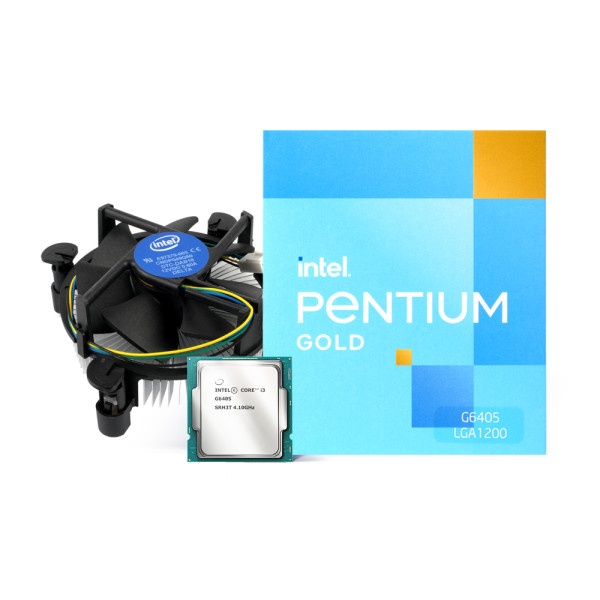 [CPU] INTEL 펜티엄 골드 G6405 정품박스 (코멧레이크 리프레시 /4.1GHz/4.0MB/쿨러포함)