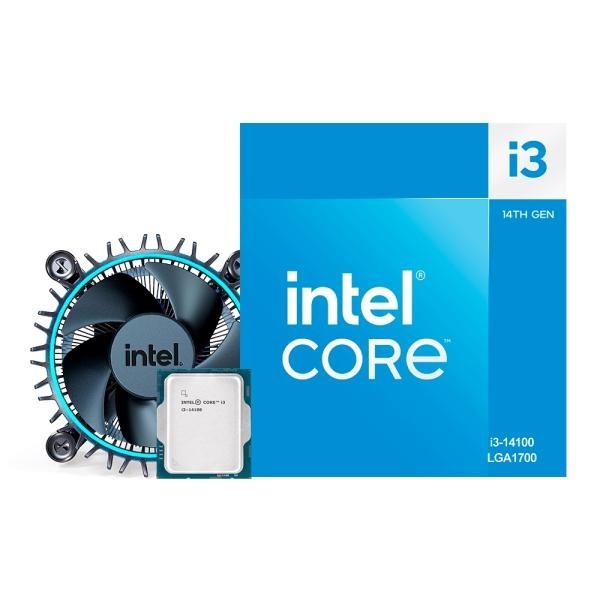 [CPU] INTEL 코어 i3-14100 정품박스 (랩터레이크 리프레시/3.5GHz/12MB/쿨러 포함)