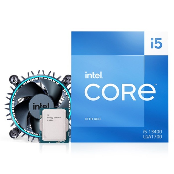 [CPU] INTEL 코어13세대 i5-13400 정품박스 (랩터레이크 /2.5GHz/20MB/쿨러 포함)
