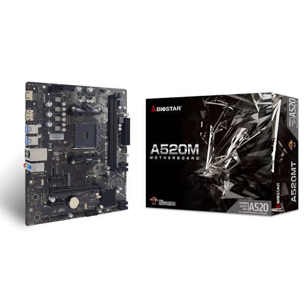 [메인보드] BIOSTAR A520MT 이엠텍 (AMD A520/M-ATX)