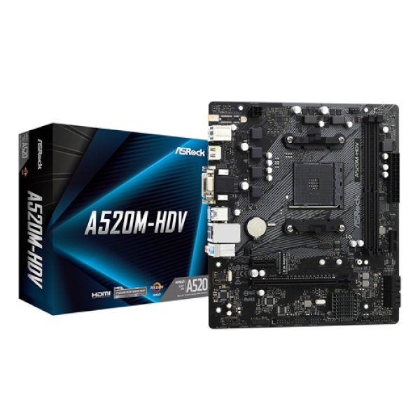 [메인보드] ASRock A520M-HDV 에즈윈 (AMD A520/M-ATX)