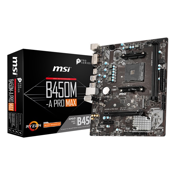[메인보드] MSI B450M-A PRO 맥스 (AMD B450/M-ATX)