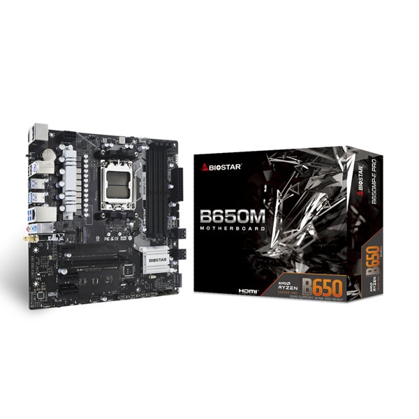 [메인보드] BIOSTAR B650MP-E PRO 이엠텍 (AMD B650/M-ATX)