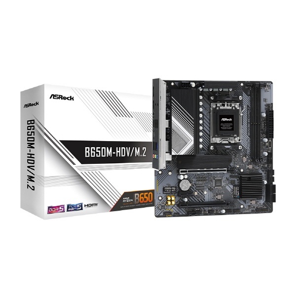 [메인보드] ASRock B650M-HDV/M.2 대원씨티에스 (AMD B650/M-ATX)