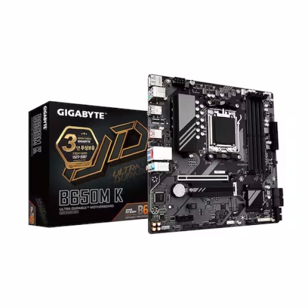 [메인보드] GIGABYTE B650M K 제이씨현 (AMD B650/M-ATX)