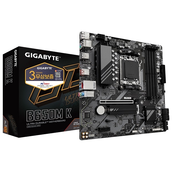 [메인보드] GIGABYTE B650M K 피씨디렉트 (AMD B650/M-ATX) (벌크)