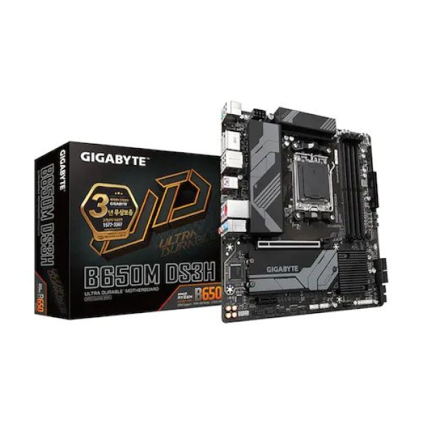 [메인보드] GIGABYTE B650M DS3H 듀러블에디션 제이씨현 (AMD B650/M-ATX)