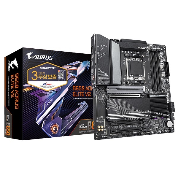 [메인보드] GIGABYTE B650 AORUS ELITE V2 피씨디렉트 (AMD B650/ATX)