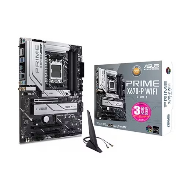 [메인보드] ASUS PRIME X670-P WIFI-CSM STCOM (AMD X670/ATX)