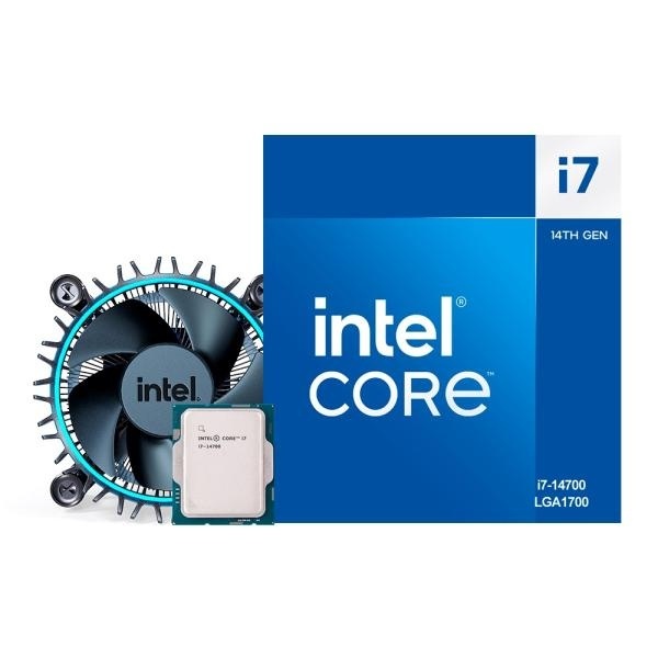 [CPU] INTEL 코어 i7-14700 정품박스 (랩터레이크 리프레시/2.1GHz/33MB/쿨러 포함)