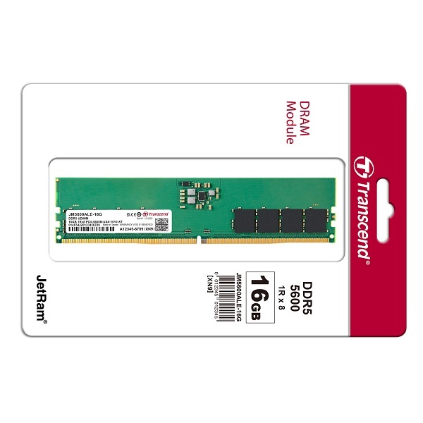 [메모리] Transcend 트랜센드 DDR5 PC5-44800 CL46 16GB (5600)