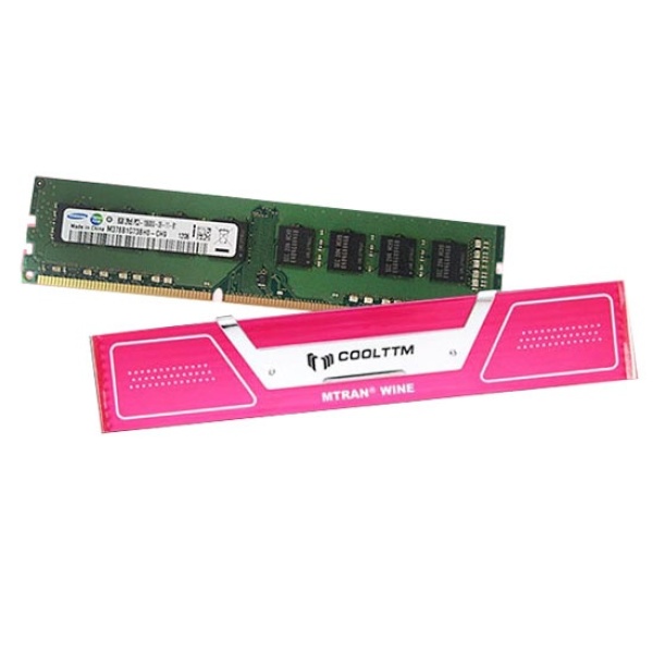 [메모리] 삼성 DDR3 PC3-12800 & CYNEX 엠트란 와인 방열판 8GB (1600)