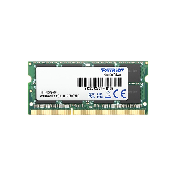 [메모리] PATRIOT 노트북용 DDR3 PC3-12800 CL11 SIGNATURE 저전력