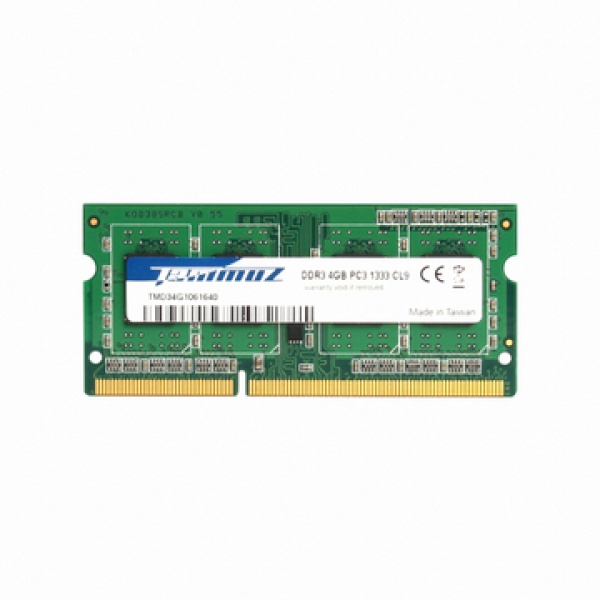 [메모리] 타무즈 노트북용 DDR3 PC3-10600 4GB (1333)