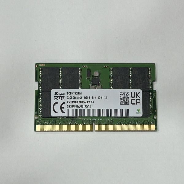 [메모리] SK hynix 노트북용 DDR5 PC5-44800