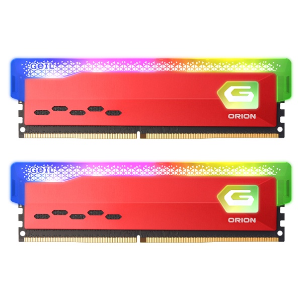 [메모리] GeIL DDR4 PC4-25600 CL16 ORION RGB Red 16GB (8GB*2) (3200)