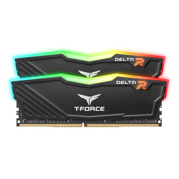 [메모리] Team Group T-Force DDR4 PC4-25600 CL16 Delta RGB 블랙 서린