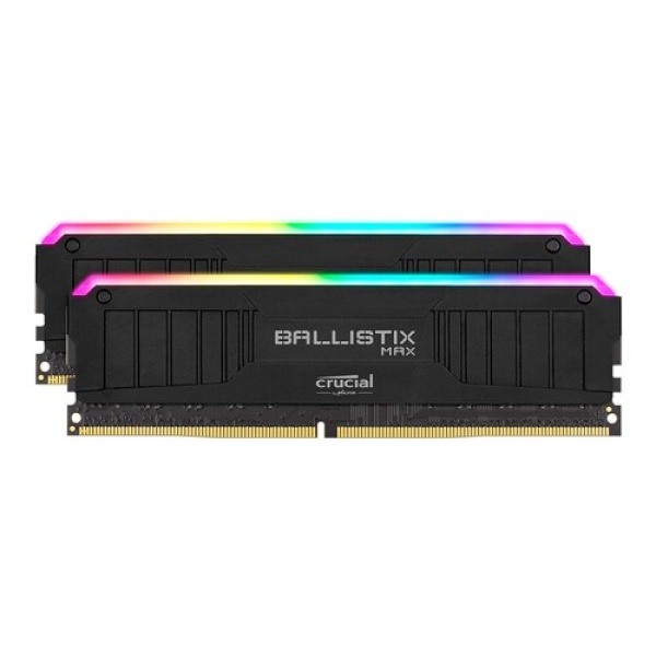 [메모리] 마이크론 Crucial Ballistix MAX DDR4 PC4-32000 CL18 RGB Black 대원 16GB (8GB*2) (4000)