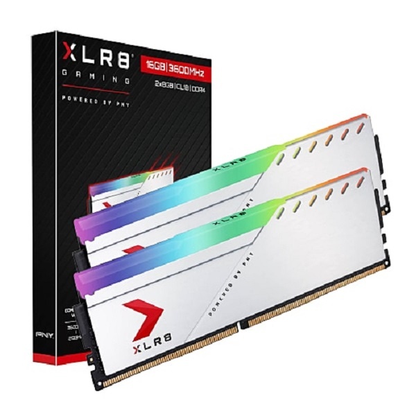 [메모리] PNY XLR8 DDR4 PC4-28800 Gaming EPIC-X RGB 실버 제이씨현 16GB (8GB*2) (3600)