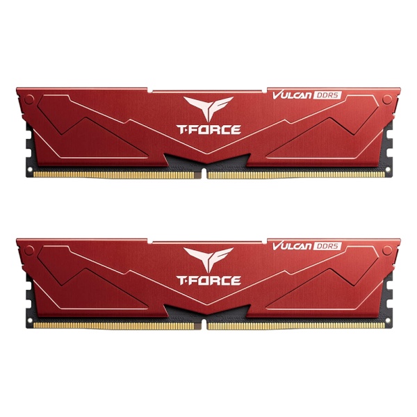 [메모리] Team Group T-Force DDR5 PC5-44800 CL32 VULCAN RED 서린 32GB (16GB*2) (5600)
