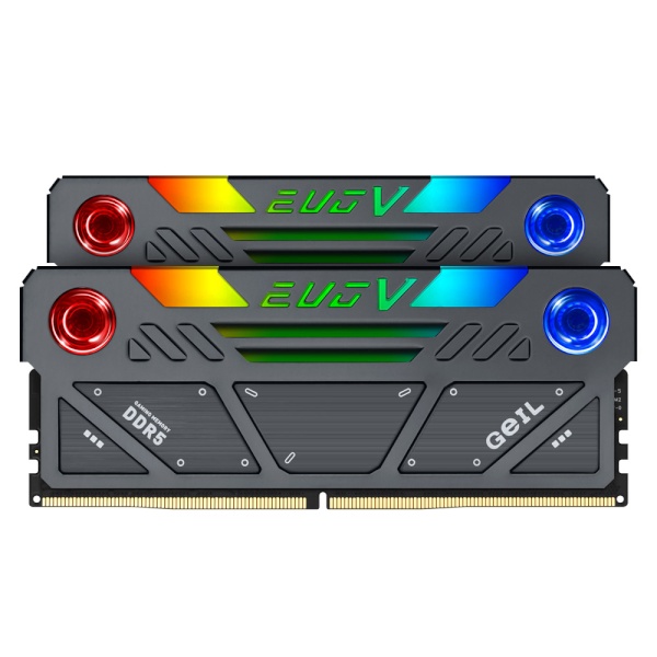 [메모리] GeIL DDR5 PC5-51200 CL38 EVO V RGB Gray 32GB (16GB*2) (6400)