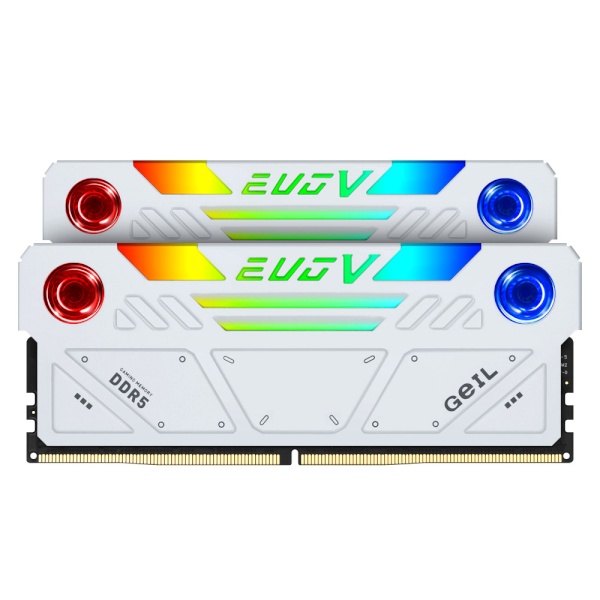 [메모리] GeIL DDR5 PC5-51200 CL38 EVO V RGB White 32GB (16GB*2) (6400)