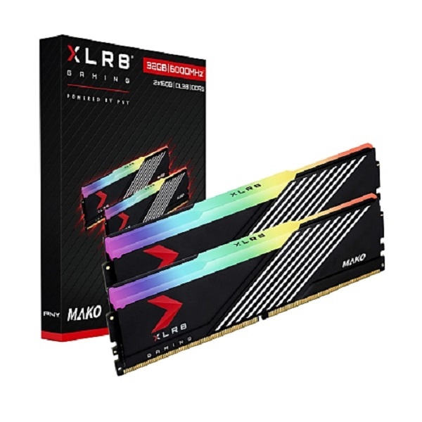[메모리] PNY XLR8 DDR5 PC5-48000 CL38 MAKO RGB 제이씨현 32GB (16GBx2) (6000)