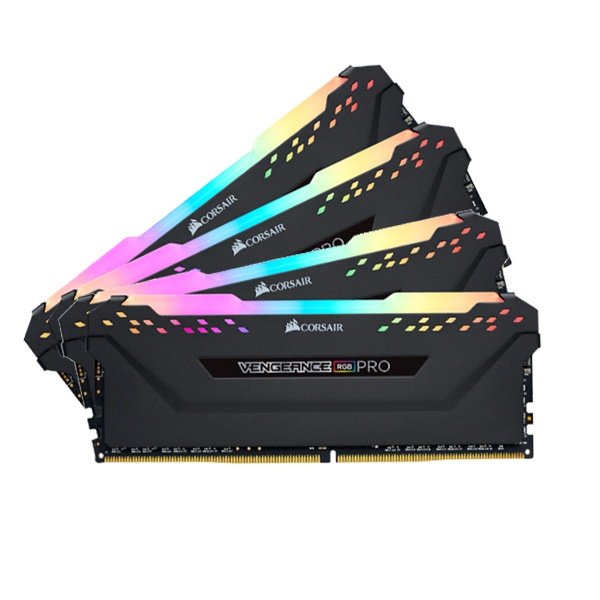 [메모리] CORSAIR DDR4 PC4-24000 CL15 VENGEANCE PRO RGB BLACK 64GB (8GB*8) (3000)