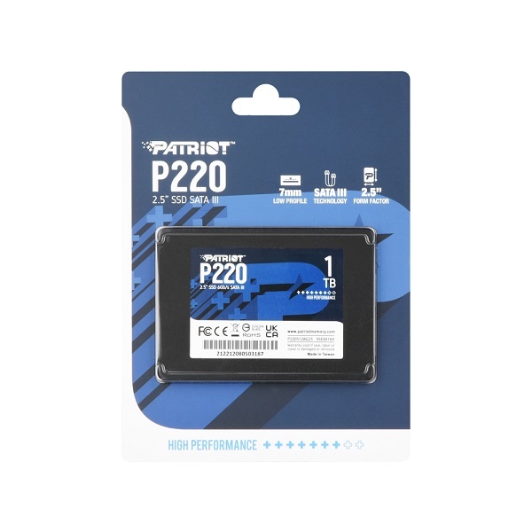 [SSD] PATRIOT P220 SATA 1TB TLC