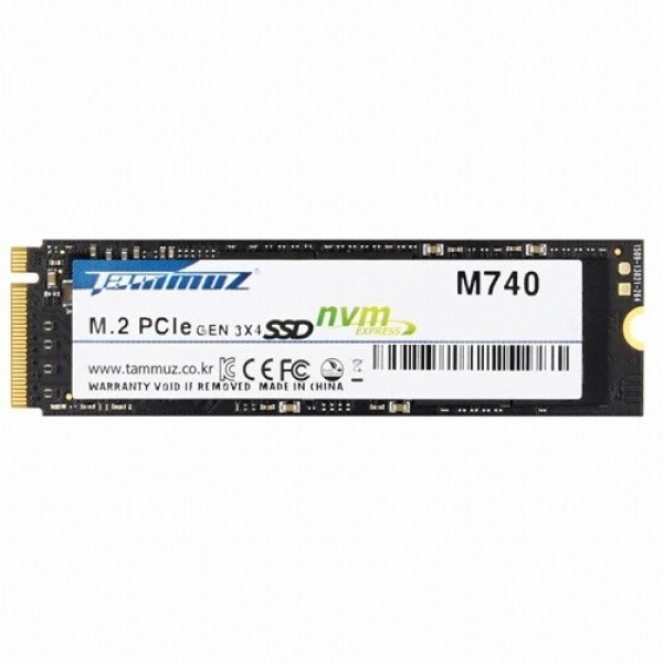 [SSD] 타무즈 M740 M.2 NVMe 2280 256GB TLC 벌크