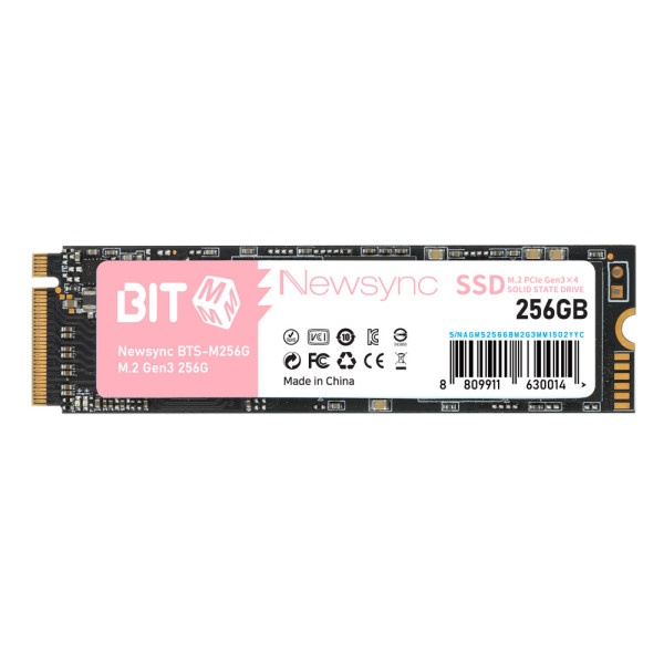 [SSD] 비트엠 Newsync BITS M.2 NVMe 2280 256GB TLC