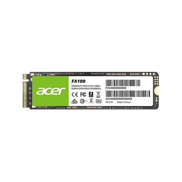 [SSD] ACER FA100 M.2 NVMe 2280 256GB TLC
