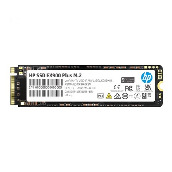 [SSD] HP EX900 PLUS M.2 NVMe 2280 256GB TLC