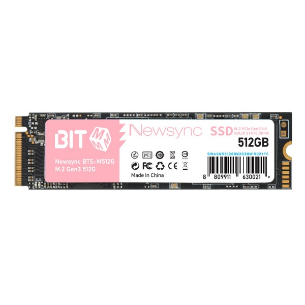[SSD] 비트엠 Newsync BITS M.2 NVMe 2280 512GB TLC