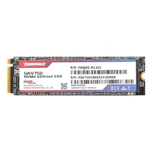 [SSD] 타무즈 GKV750 M.2 NVMe 2280 512GB QLC