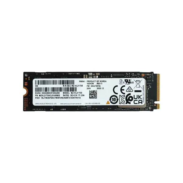 [SSD] 파인인포 삼성전자 병행수입 PM9a1 M.2 NVMe 2280 512GB TLC 벌크 (새상품/ AS 2년)