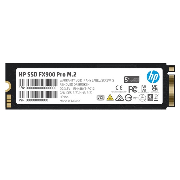 [SSD] HP FX900 PRO Gen4 M.2 NVMe 2280 1TB TLC