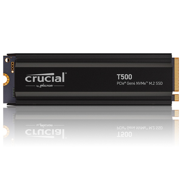 [SSD] 마이크론 Crucial T500 M.2 NVMe 2280 아스크텍 1TB TLC Heatsink