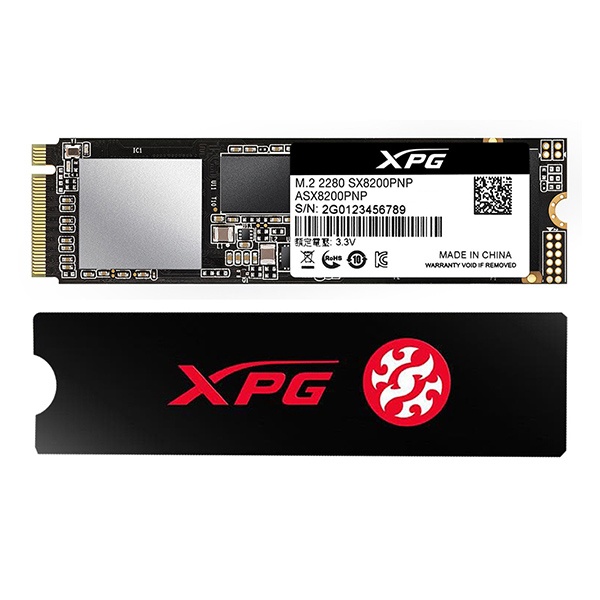[SSD] ADATA XPG SX8200 PRO M.2 NVMe 2280 2TB TLC 방열판
