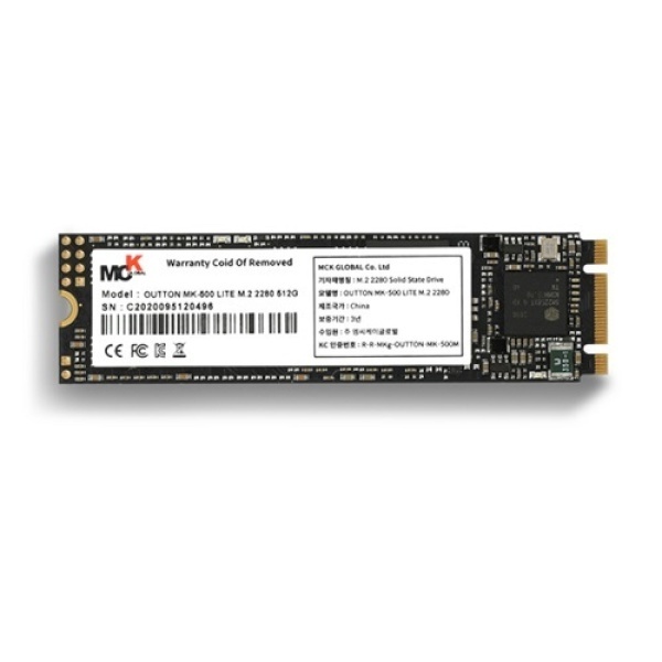 [SSD] 엠씨케이글로벌 OUTTON MK-500 LITE M.2 SATA 2280