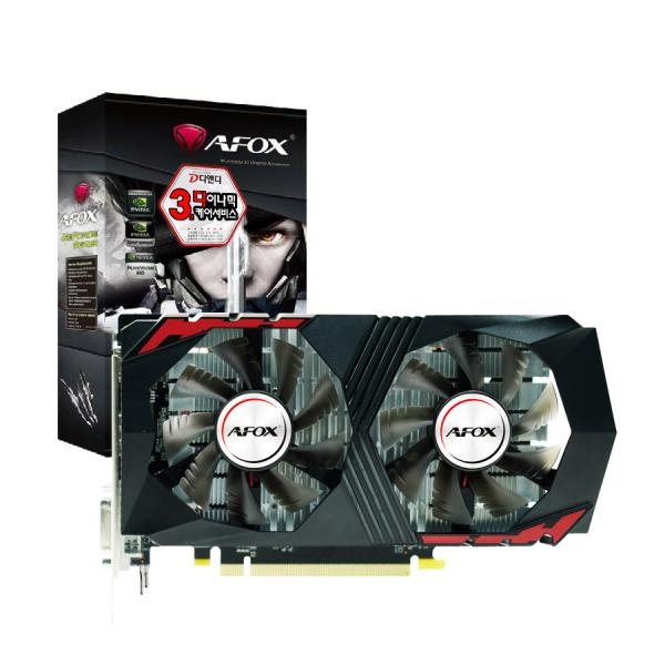 [그래픽카드] AFOX GeForce GTX1050 Ti H5 D5 4GB DUAL 디앤디컴