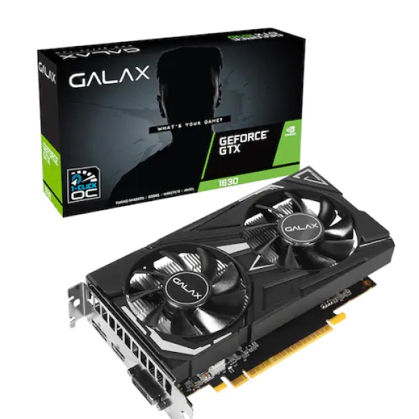 [그래픽카드] GALAX GeForce GTX 1630 EX BLACK OC D6 4GB