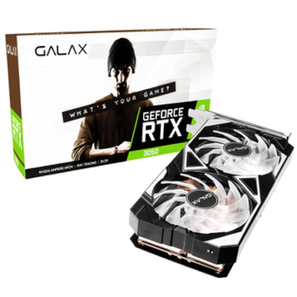 [그래픽카드] GALAX GeForce RTX 3050 EX BLACK OC D6 8GB