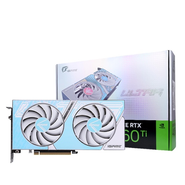 [그래픽카드] Colorful iGame GeForce RTX 4060 Ti ULTRA DUO OC White D6 8GB