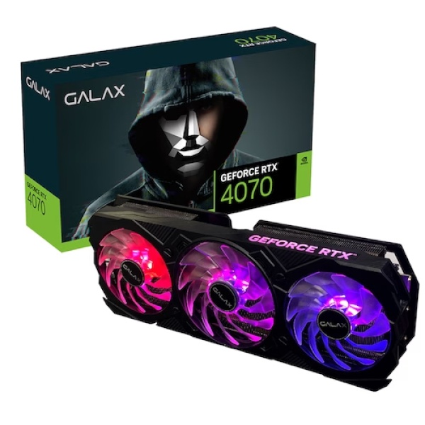 [그래픽카드] GALAX GeForce RTX 4070 EX GAMER BLACK OC D6X 12GB