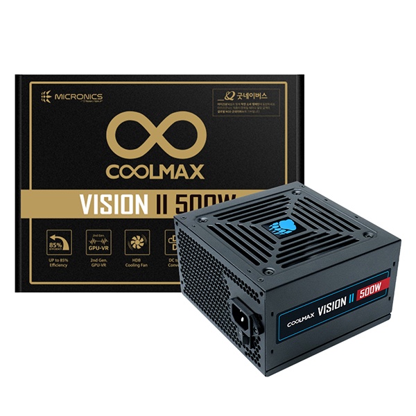 [파워] 마이크로닉스 COOLMAX VISION II 500W (ATX/500W)