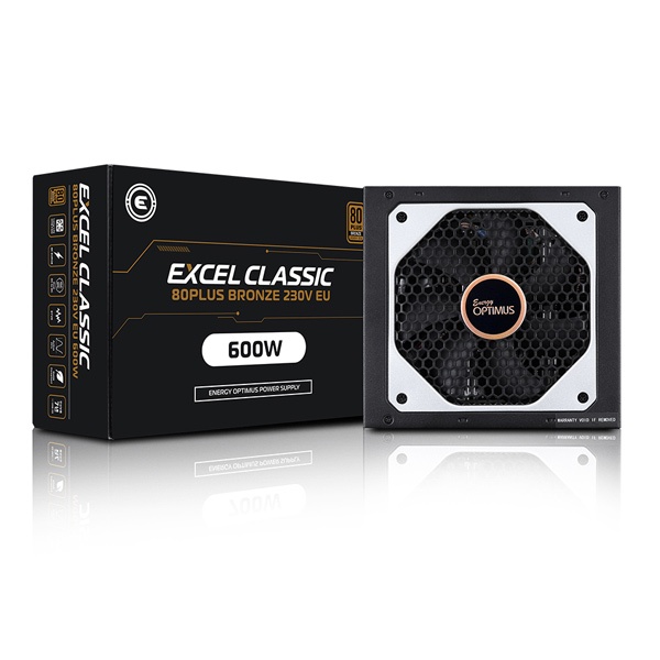 [파워] 에너지옵티머스 EXCEL CLASSIC 600W 80PLUS BRONZE 230V EU (ATX/600W)