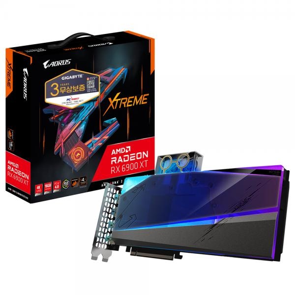 [그래픽카드] GIGABYTE Radeon™ RX 6900 XT AORUS Xtreme 워터블럭 D6 16GB 피씨디렉트