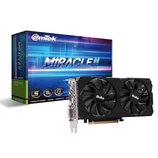 [그래픽카드] emTek GeForce GTX 1660 SUPER MIRACLE II D6 6GB