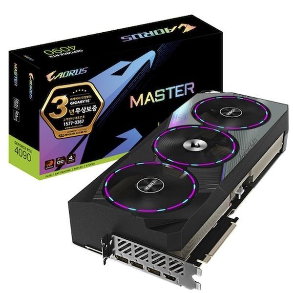 [그래픽카드] GIGABYTE GeForce RTX 4090 AORUS Master D6X 24GB 제이씨현